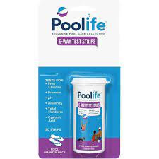 Poolife 6-Way Test Strips 50 count