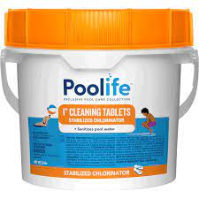 Poolife 3” Cleaning Tablets 25 lb. Bucket